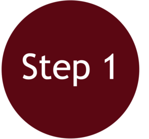 Circle with number 1, step in Southern Charm process Don't Throw Anything Away